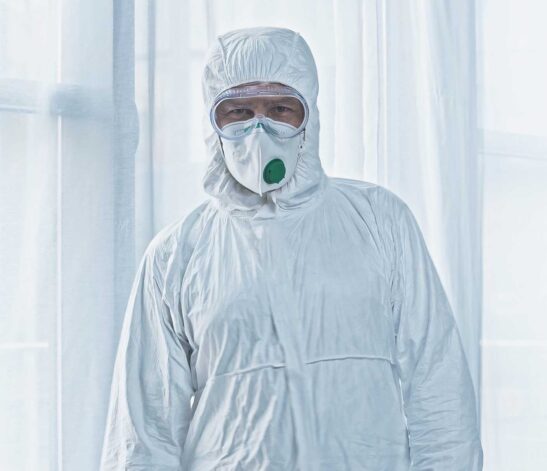 Technician in PPE