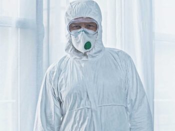 Technician in PPE